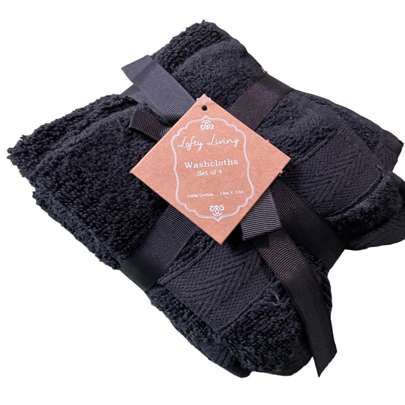 Lofty Living washcloths set of 4 - Picture 4 of 8